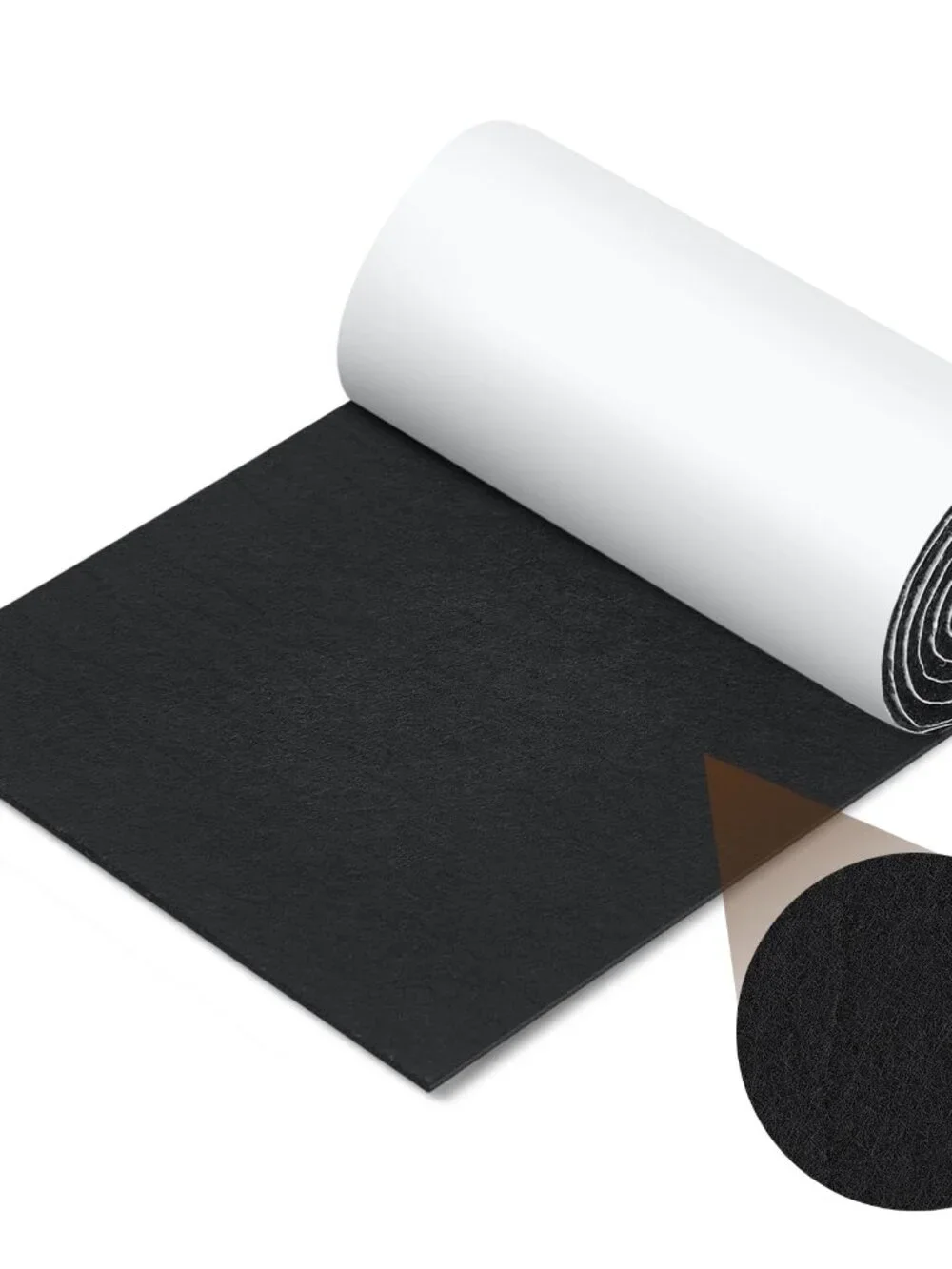 Fullhawl Large Felt Furniture Pads 8 x 60 Inch Non Slip Self Adhesive Heavy Duty